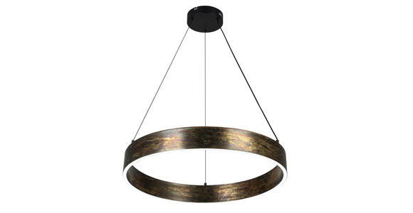LED-HÄNGELEUCHTE Oxira 59/120 cm  - Multicolor/Schwarz, Design, Kunststoff/Metall (59/120cm) - Dieter Knoll