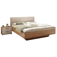 BETTANLAGE 180/200 cm  in Creme, Kaschmir, Eiche Artisan  - Kaschmir/Creme, KONVENTIONELL, Holzwerkstoff/Textil (180/200cm) - Xora