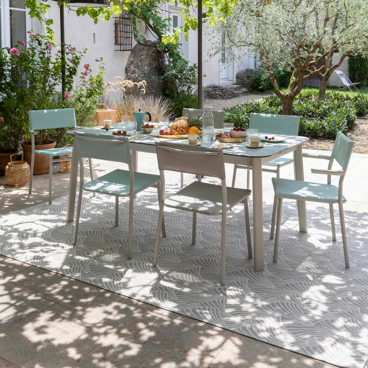 OUTDOORTEPPICH 240/320 cm Grau, Beige  - Beige/Grau, Basics, Kunststoff (240/320cm) - Lafuma Mobilier