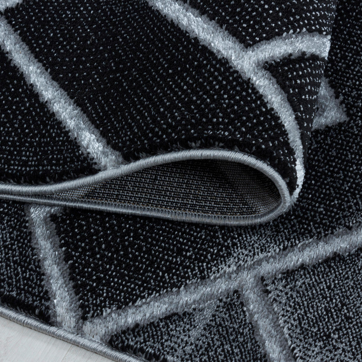 WEBTEPPICH 120/170 cm Naxos 3814 silber Silberfarben  - Silberfarben, Design, Textil (120/170cm)