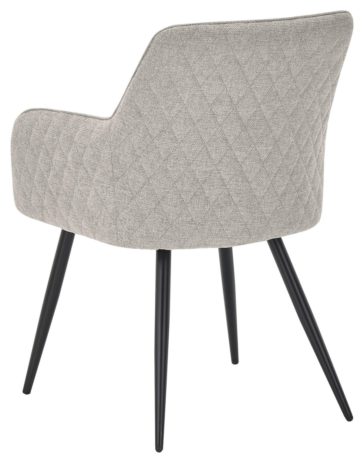 ARMLEHNSTUHL  in Eisen  - Beige/Schwarz, Design, Kunststoff/Metall (61/85/64cm) - SetOne by Musterring