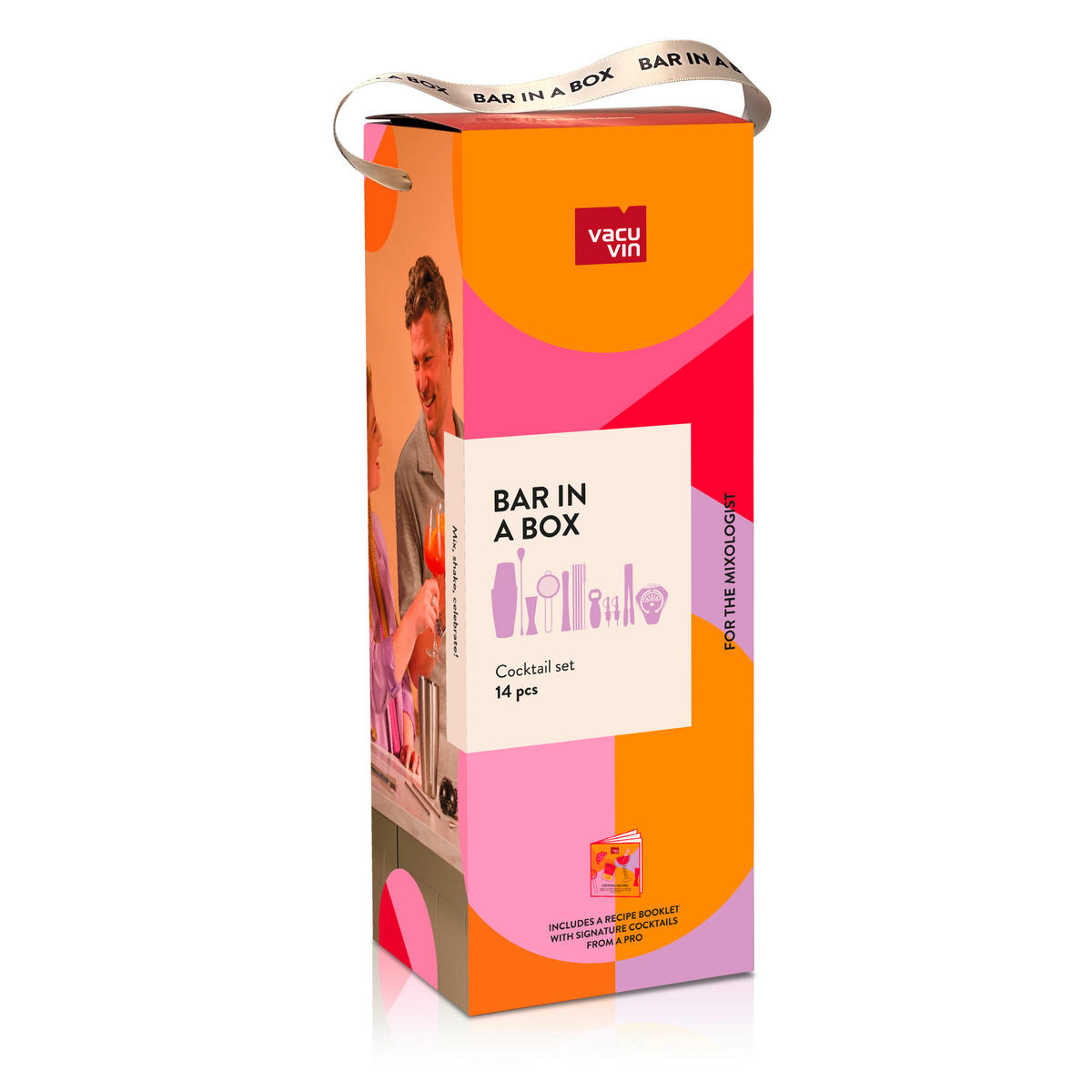 SET ZA KOKTAJLE - barve nerjavečega jekla, Basics, kovina (11/21,5/10cm) - Vacu Vin