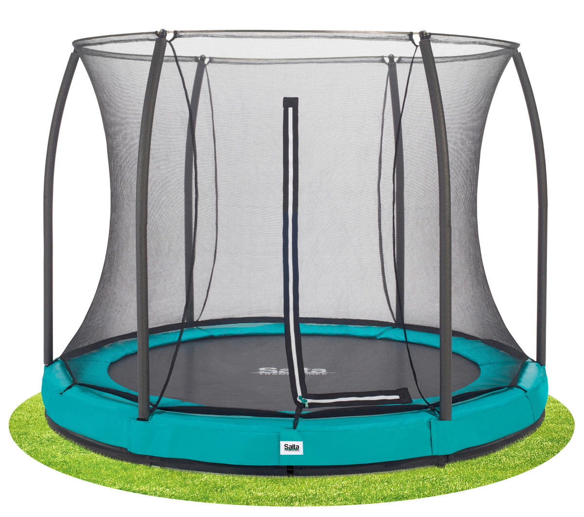 Trampolin Salta Comfort Ground Salta Comfort Edition Ground 251/200 cm  - Grün, KONVENTIONELL, Metall (251/200cm) - Salta