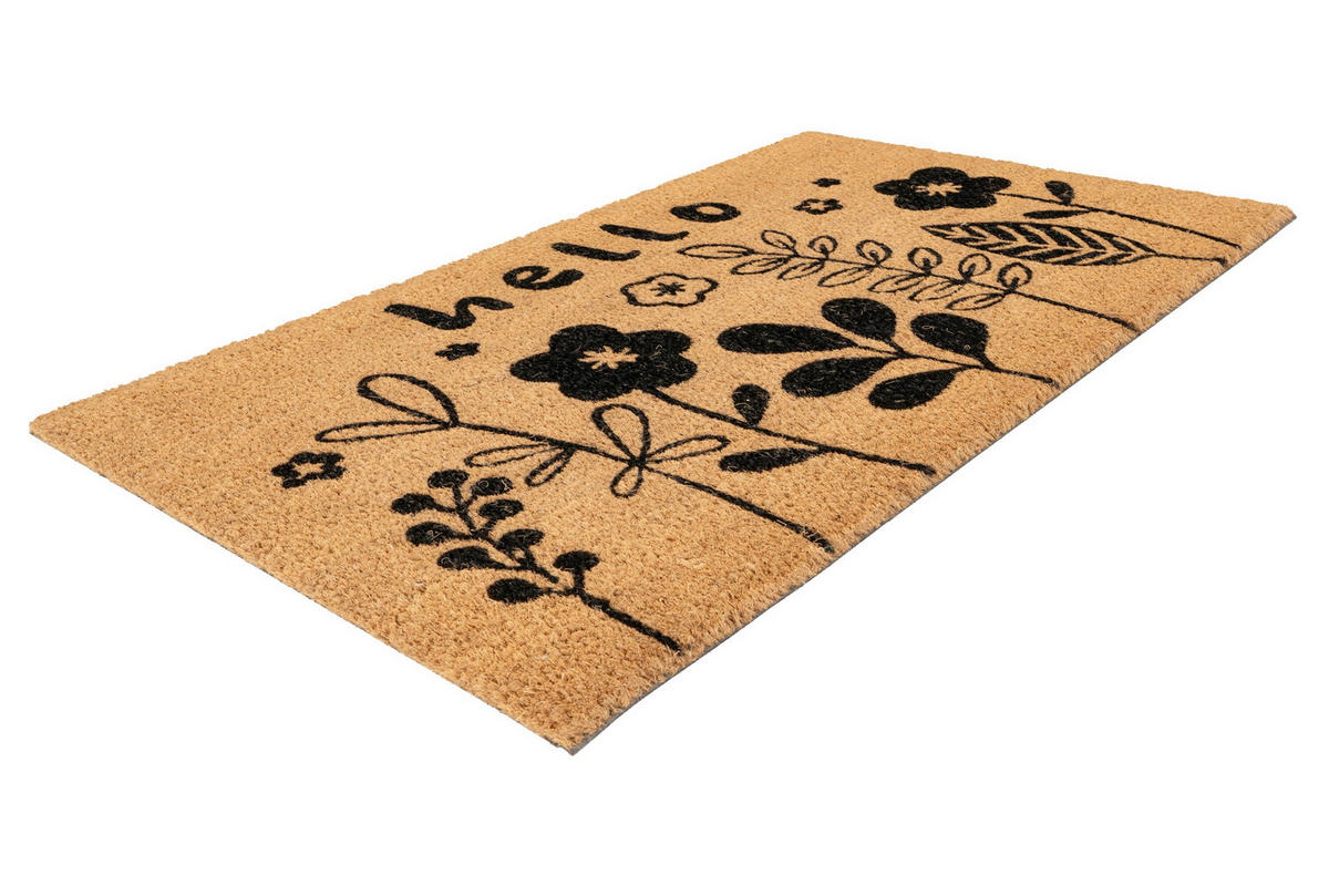 FUßMATTE  45/75 cm  Hellbraun  - Hellbraun, Basics, Textil (45/75cm) - Kayoom