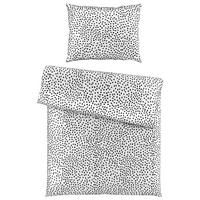 POSTEĽNÁ BIELIZEŇ, renforcé, čierna, biela, 140/200 cm - čierna/biela, Trend, textil (140/200cm) - Esposa