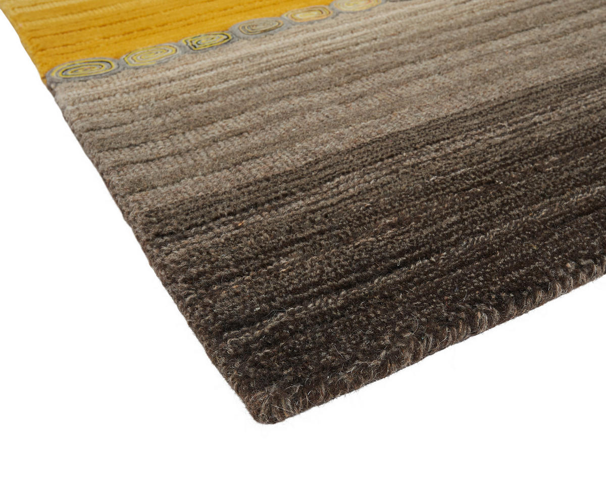 Covor Oriental  Twilight in yellow  - maro/galben, Lifestyle, textil (70/140cm) - Cazaris