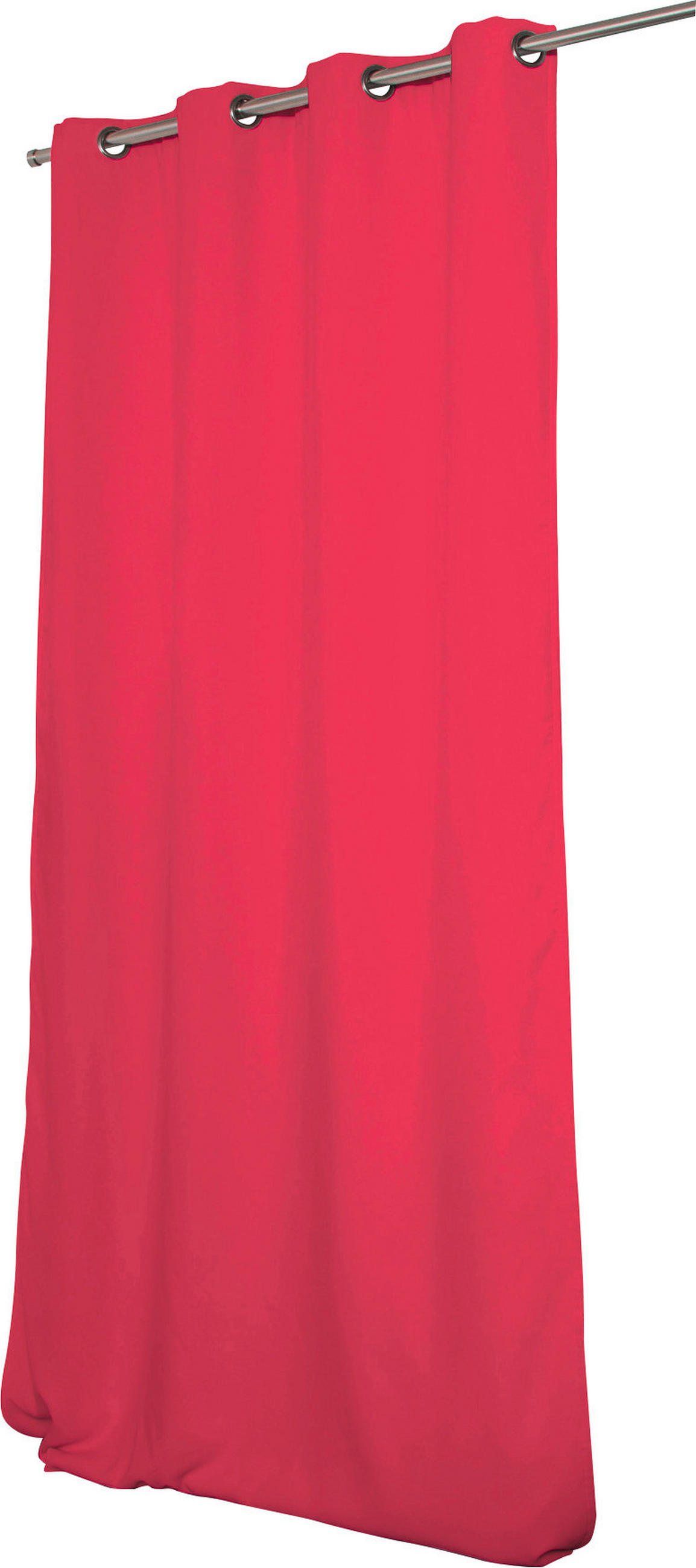 WÄRMESCHUTZVORHANG Verdunkelung 145/260 cm   - Pink, Design, Textil (145/260cm)