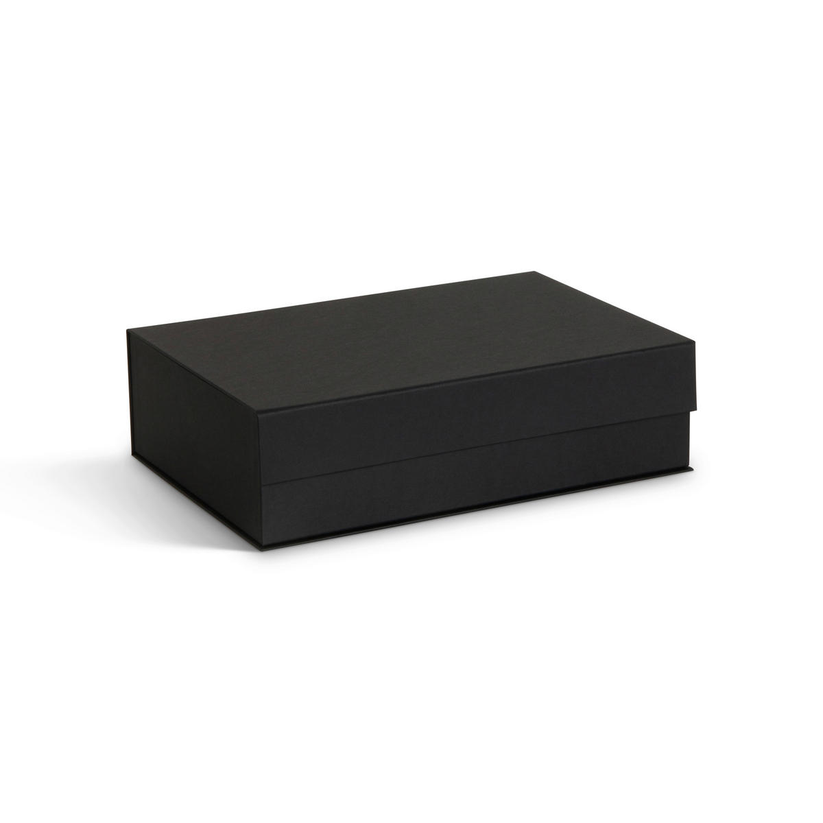 AUFBEWAHRUNGSBOX    25/36.5/10.5 cm  - Schwarz, Basics, Karton/Papier (25/36.5/10.5cm)