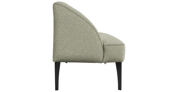 SITZBANK in Textil Beige, Jadegrün  - Jadegrün/Beige, KONVENTIONELL, Textil/Metall (237/85/72cm) - Moderano