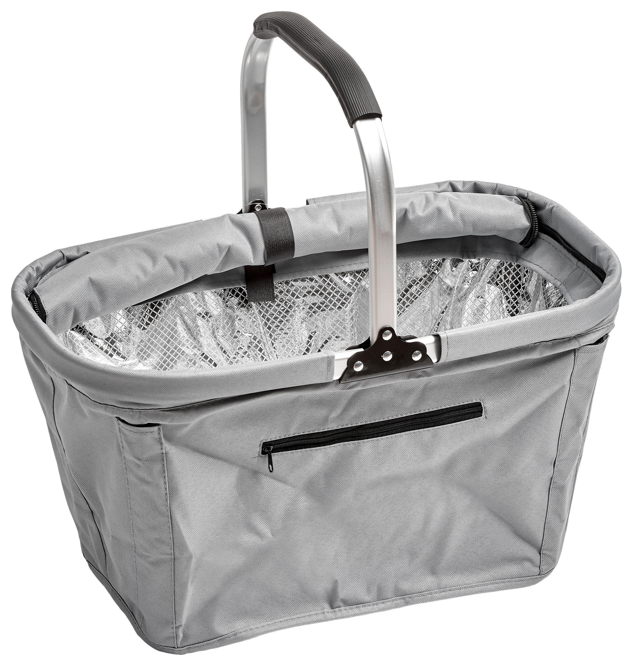 EINKAUFSKORB 30 L  - Grau, Basics, Kunststoff/Metall (50/27/27cm) - Boxxx