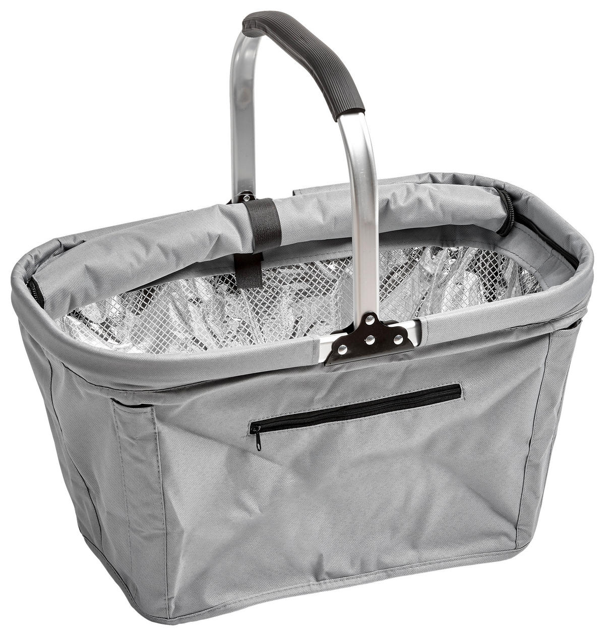 EINKAUFSKORB 30 L  - Grau, Basics, Kunststoff/Metall (50/27/27cm) - Boxxx