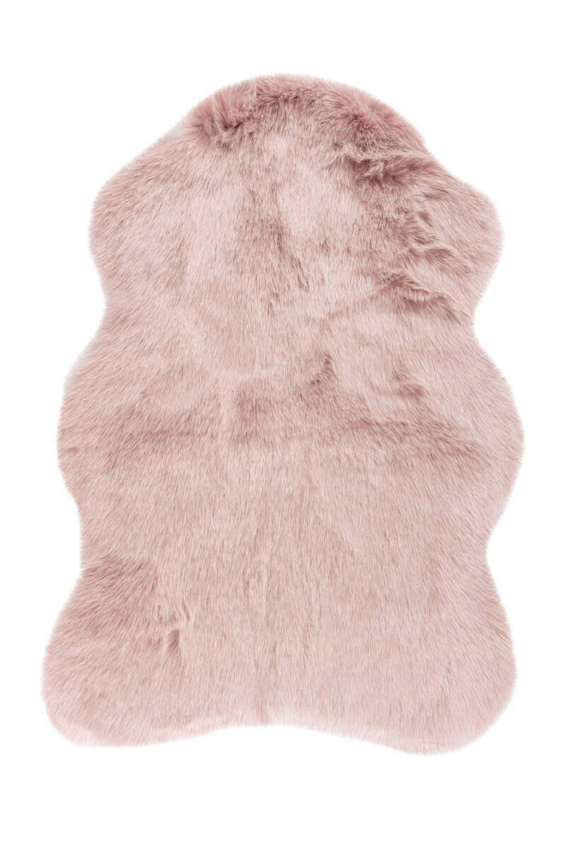 KOBEREC S VYSOKÝM VLASOM, 60/90 cm, ružová - ružová, Design, textil (60/90cm)