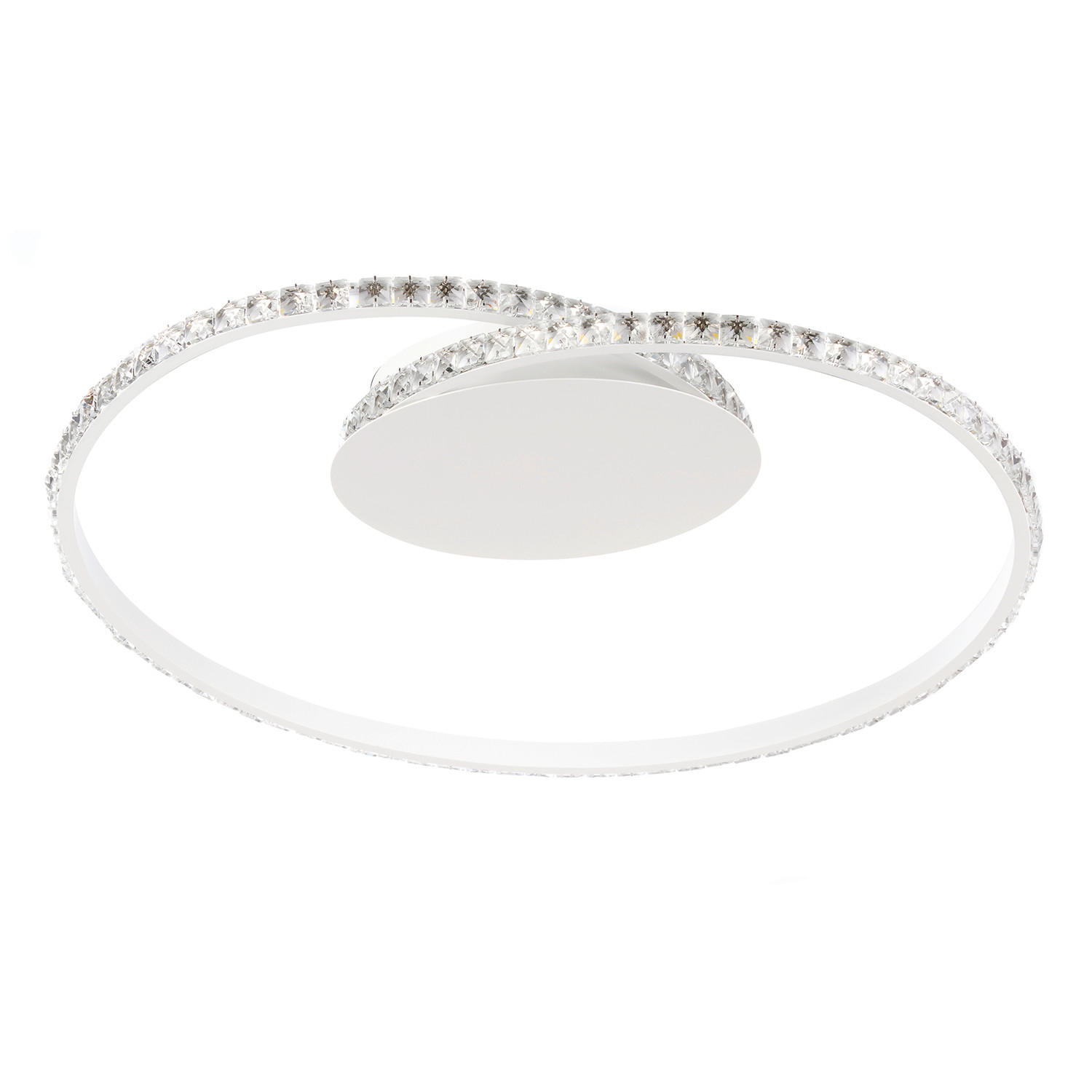 LED-DECKENLEUCHTE 50/10/43 cm   - Weiß, Design, Metall (50/10/43cm)