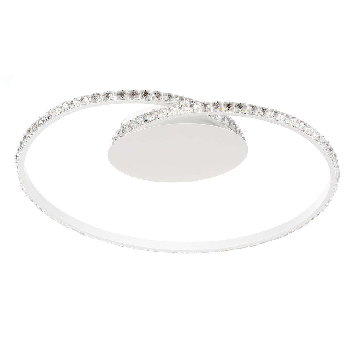 LED-DECKENLEUCHTE 50/10/43 cm   - Weiß, Design, Metall (50/10/43cm)