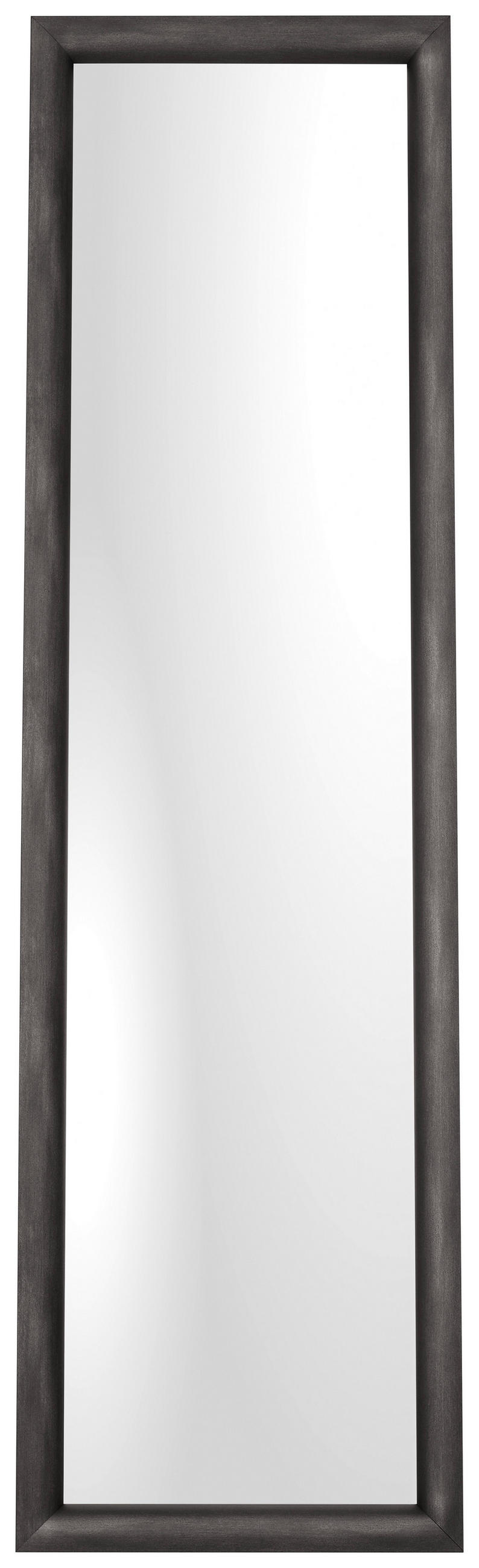 STOJACIE ZRKADLO, 50/180/42 cm  - antracitová, Design, kompozitné drevo/sklo (50/180/42cm) - Xora