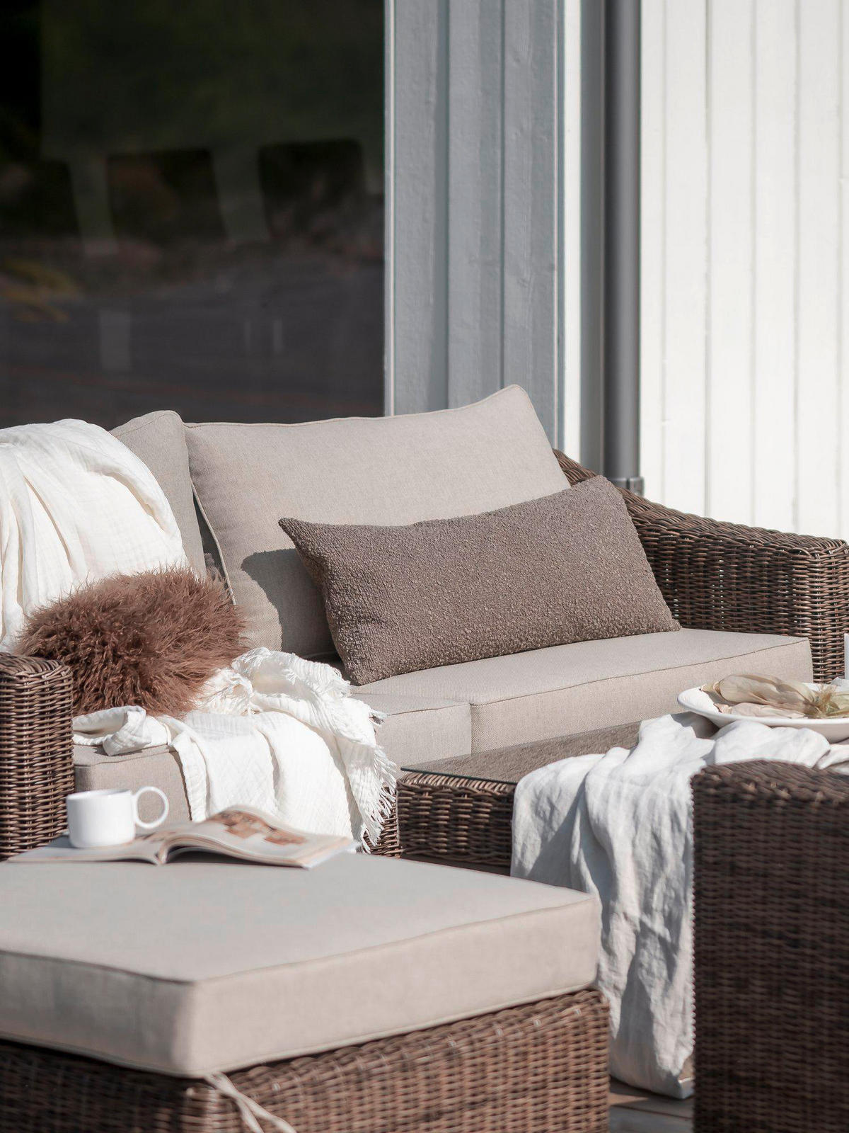 KISSENHÜLLE Trond 35/80 cm  - Beige, Basics, Textil (35/80cm) - Svanefors
