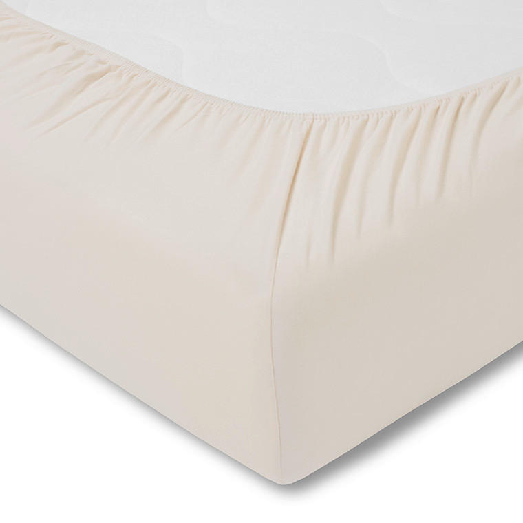 SPANNBETTTUCH Exquisit Single-Jersey  - Magnolie, Basics, Textil (100/200cm) - Estella