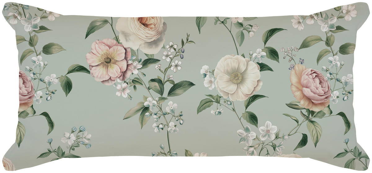 BETTWÄSCHE 3-teilig Atelier Makosatin 140/200 cm  - Mintgrün, Basics, Textil (140/200cm) - Estella