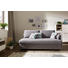 LIEGE in Textil Dunkelgrau - Wengefarben/Dunkelgrau, MODERN, Holz/Textil (206/80/94cm) - Joka LIEGE in Textil Dunkelgrau - Wengefarben/Dunkelgrau, MODERN, Holz/Textil (206/80/94cm) - Joka