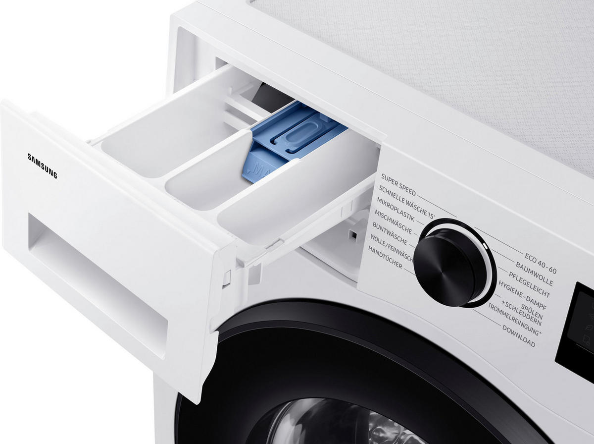 WASCHMASCHINE WW90DG5G34AEEG   - Weiß, Basics, Glas/Kunststoff (60/85/48cm) - Samsung