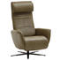 RELAXSESSEL in Leder Grün - Edelstahlfarben/Grün, Design, Leder/Metall (78/88-117/82cm) - Valdera RELAXSESSEL in Leder Grün - Edelstahlfarben/Grün, Design, Leder/Metall (78/88-117/82cm) - Valdera