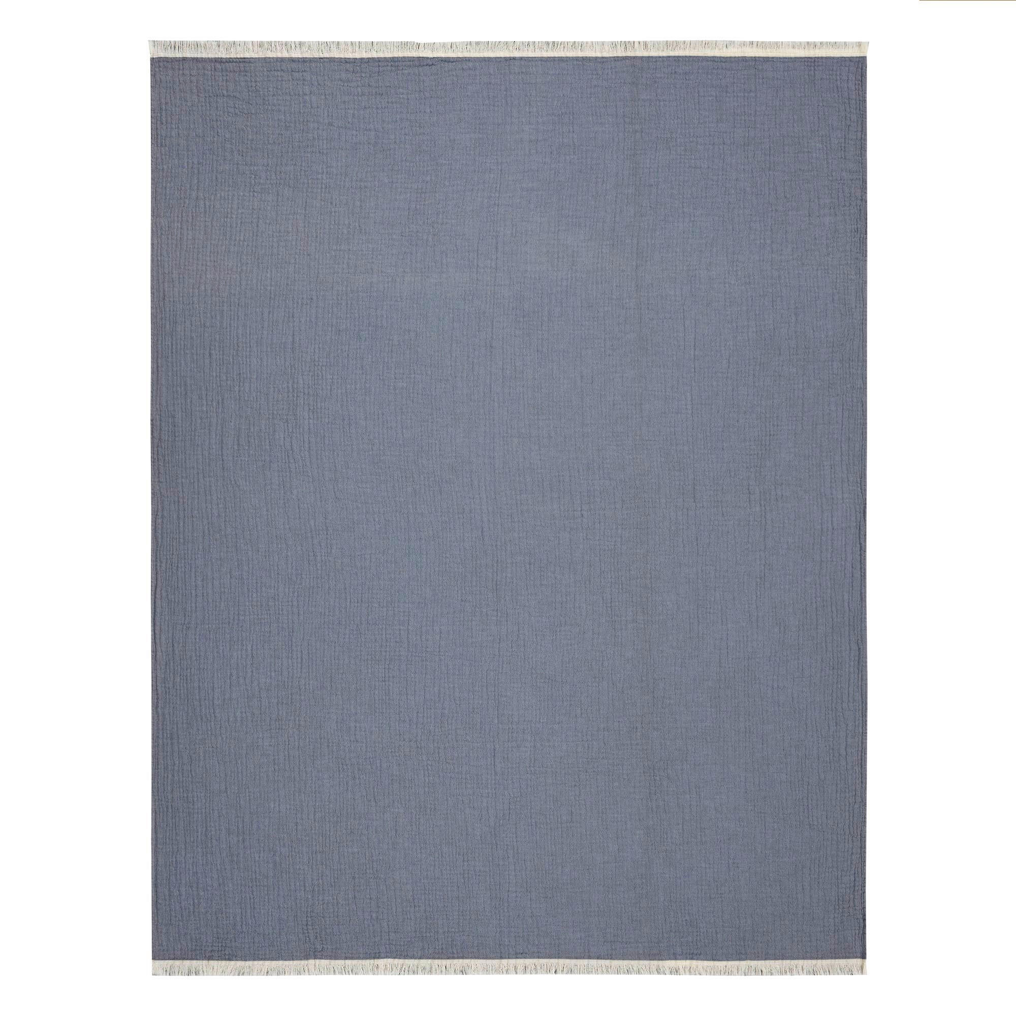 PLAID Baggy 125/170 cm  - Blau, Basics, Textil (125/170cm) - Bassetti