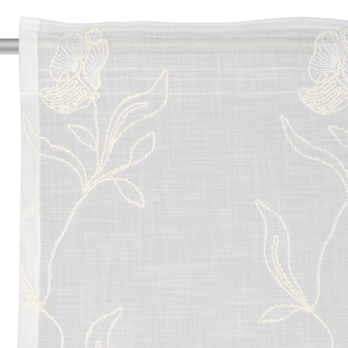 FERTIGVORHANG transparent  - Beige/Braun, KONVENTIONELL, Textil (140/245cm) - Esposa