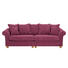 SOFA in Textil Rot, Hellrot - Eichefarben/Hellrot, LIFESTYLE, Holz/Textil (264/111cm) - Landscape SOFA in Textil Rot, Hellrot - Eichefarben/Hellrot, LIFESTYLE, Holz/Textil (264/111cm) - Landscape