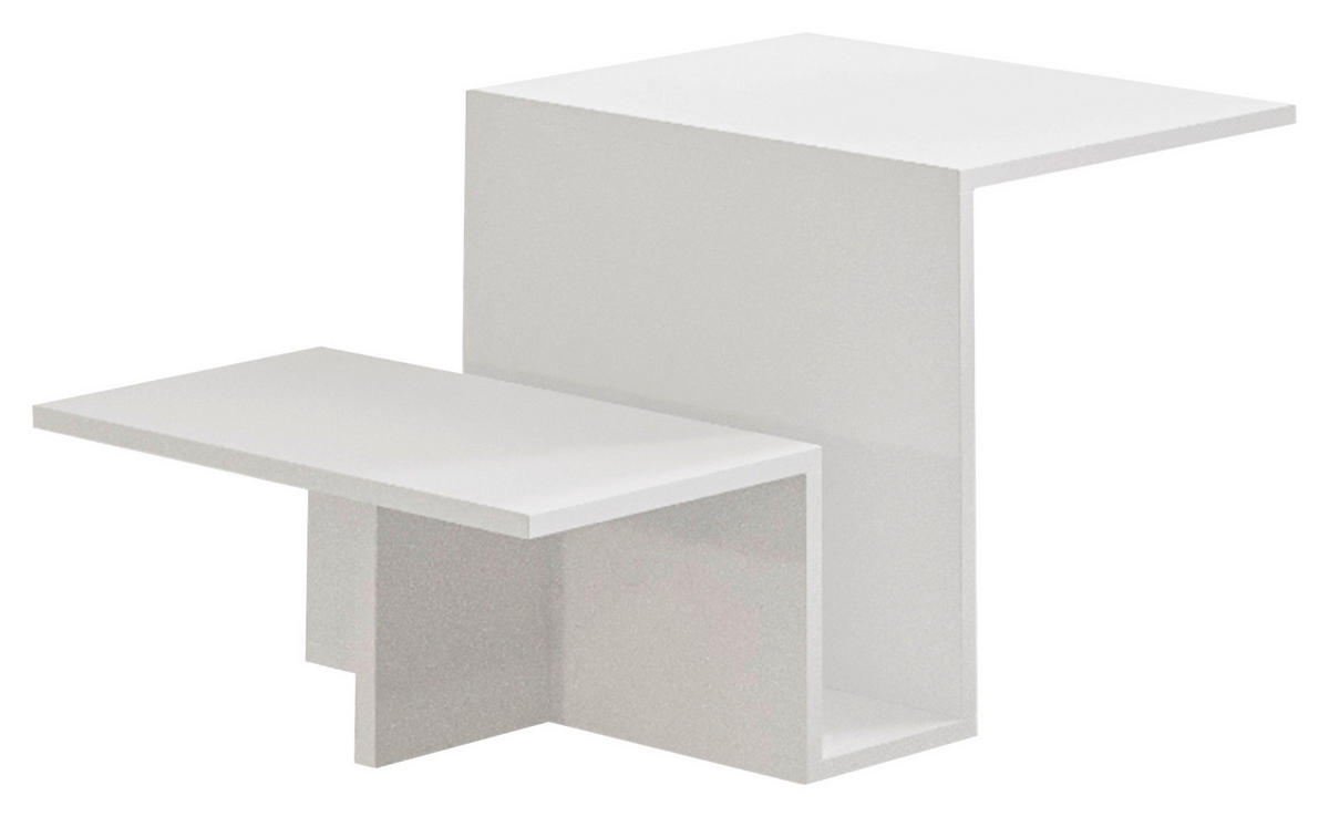 COUCHTISCH Relinda Couchtisch 90/45/50 cm Weiß  - Weiß, Design, Holzwerkstoff (90/45/50cm) - Livetastic