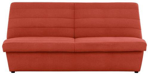 2-SITZER-SOFA Webstoff Orange  - Schwarz/Orange, Design, Kunststoff/Textil (185/92/103cm) - LOOKS by W.Joop