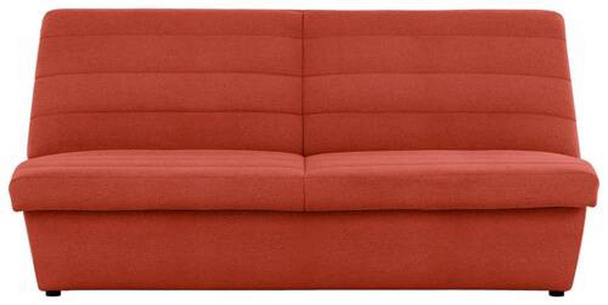 2-SITZER-SOFA Webstoff Orange  - Schwarz/Orange, Design, Kunststoff/Textil (185/92/103cm) - LOOKS by W.Joop