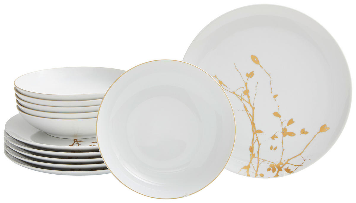 JÍDELNÍ SOUPRAVA porcelán keramika  - Basics, keramika (32,3/32,3/23,5cm) - Seltmann Weiden