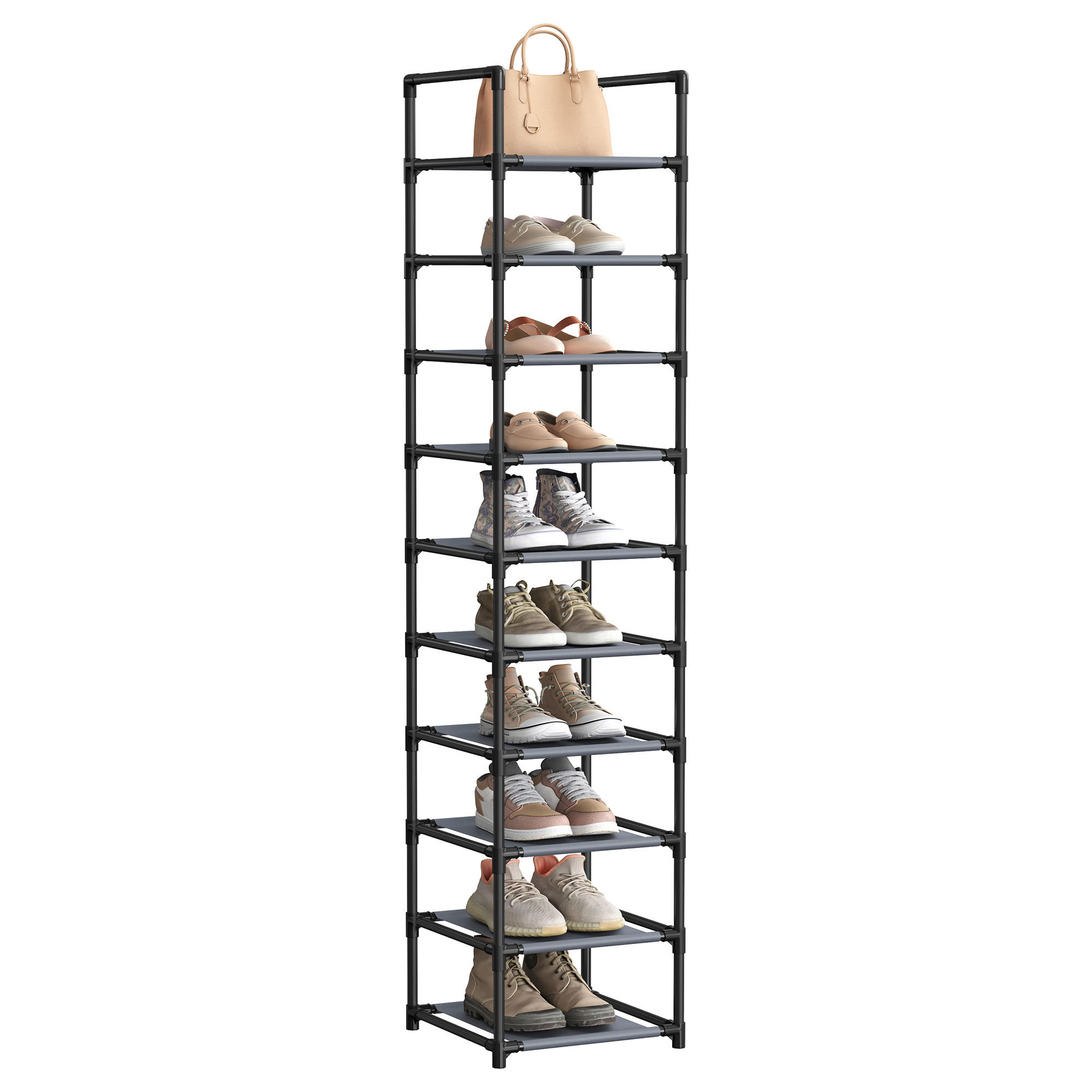 XXXLutz SCHUHREGAL Grau 33cm × 33cm × 173cm