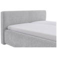 POLSTERBETT 240/200 cm,  in Hellgrau,  - Hellgrau, Design, Textil (240/200cm) - Xora