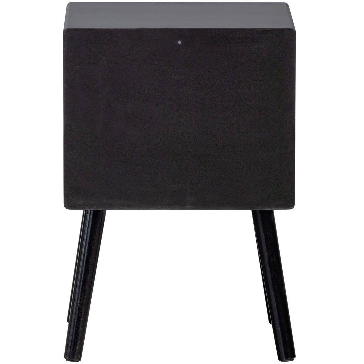 NACHTKÄSTCHEN 36/53/30 cm  in Schwarz  - Schwarz, Basics, Holzwerkstoff/Metall (36/53/30cm) - MID.YOU