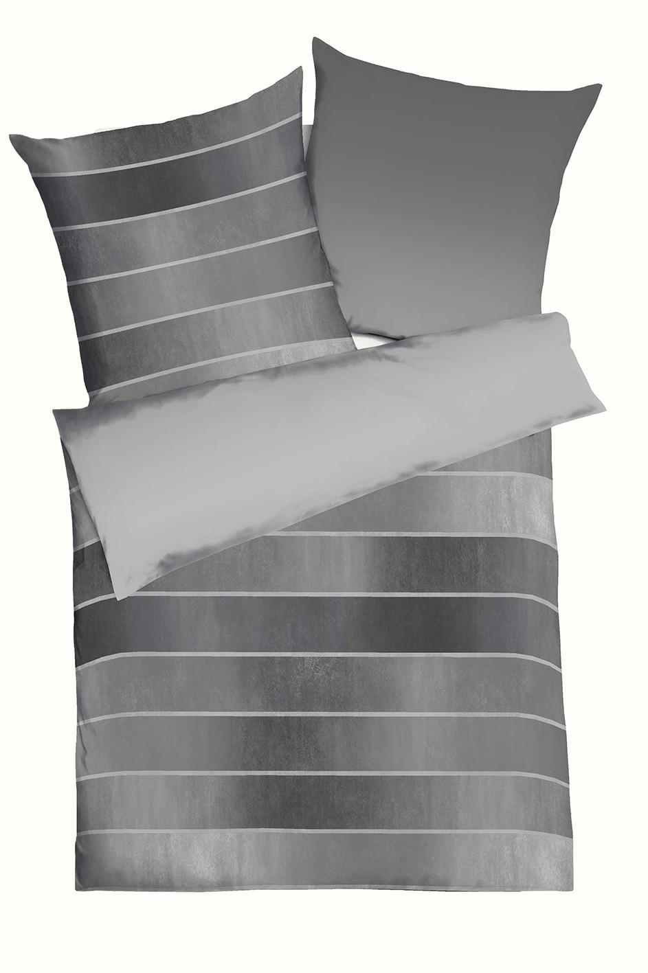 POSTELJNINA TIMELESS 140/200 cm saten siva - siva, Design, tekstil (140/200cm) - Kaeppel