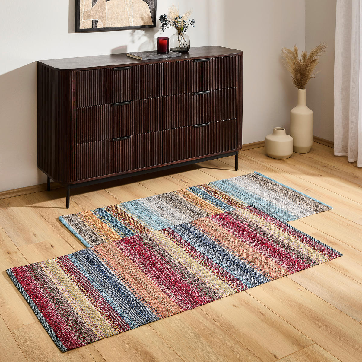 BĚHOUN, 70/200 cm vícebarevná - vícebarevná, Design, textil (70/200cm) - Boxxx