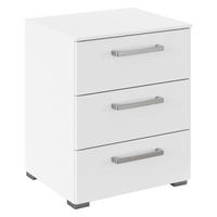 NACHTSCHRANK 50/61/42 cm  - Edelstahlfarben/Alufarben, Basics, Holzwerkstoff/Kunststoff (50/61/42cm) - Xora