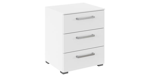 NACHTSCHRANK 50/61/42 cm  - Edelstahlfarben/Alufarben, Basics, Holzwerkstoff/Kunststoff (50/61/42cm) - Xora