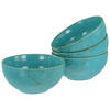 SCHÜSSELSET Nature Collection 4-teilig  - Blau, Design, Keramik - Creatable