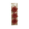 DEKOBLUME - Rot, KONVENTIONELL, Kunststoff (3/11/10cm)