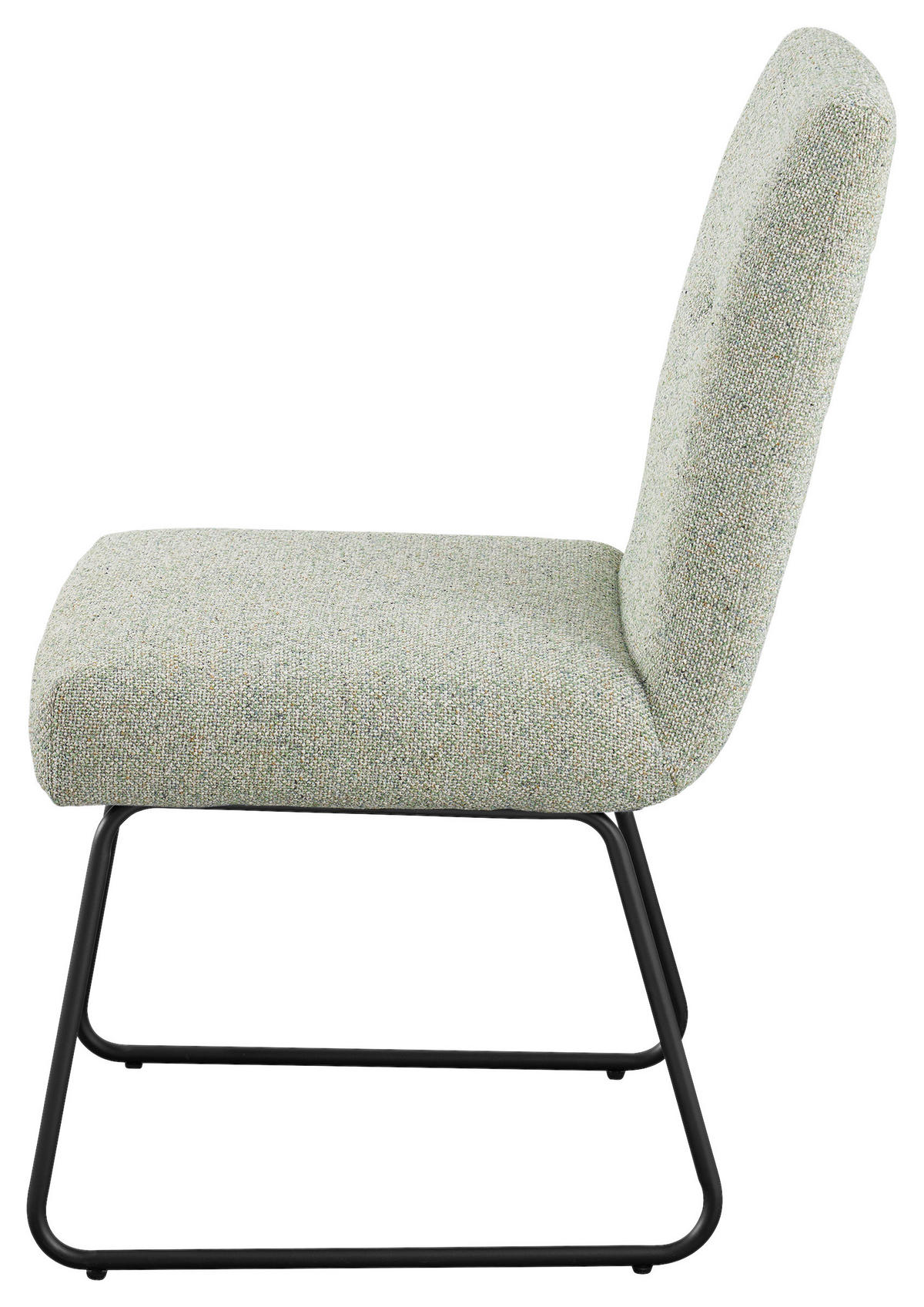 STUHL - Pastellgrün/Schwarz, Design, Textil/Metall (51,5/92,5/65cm) - SetOne by Musterring