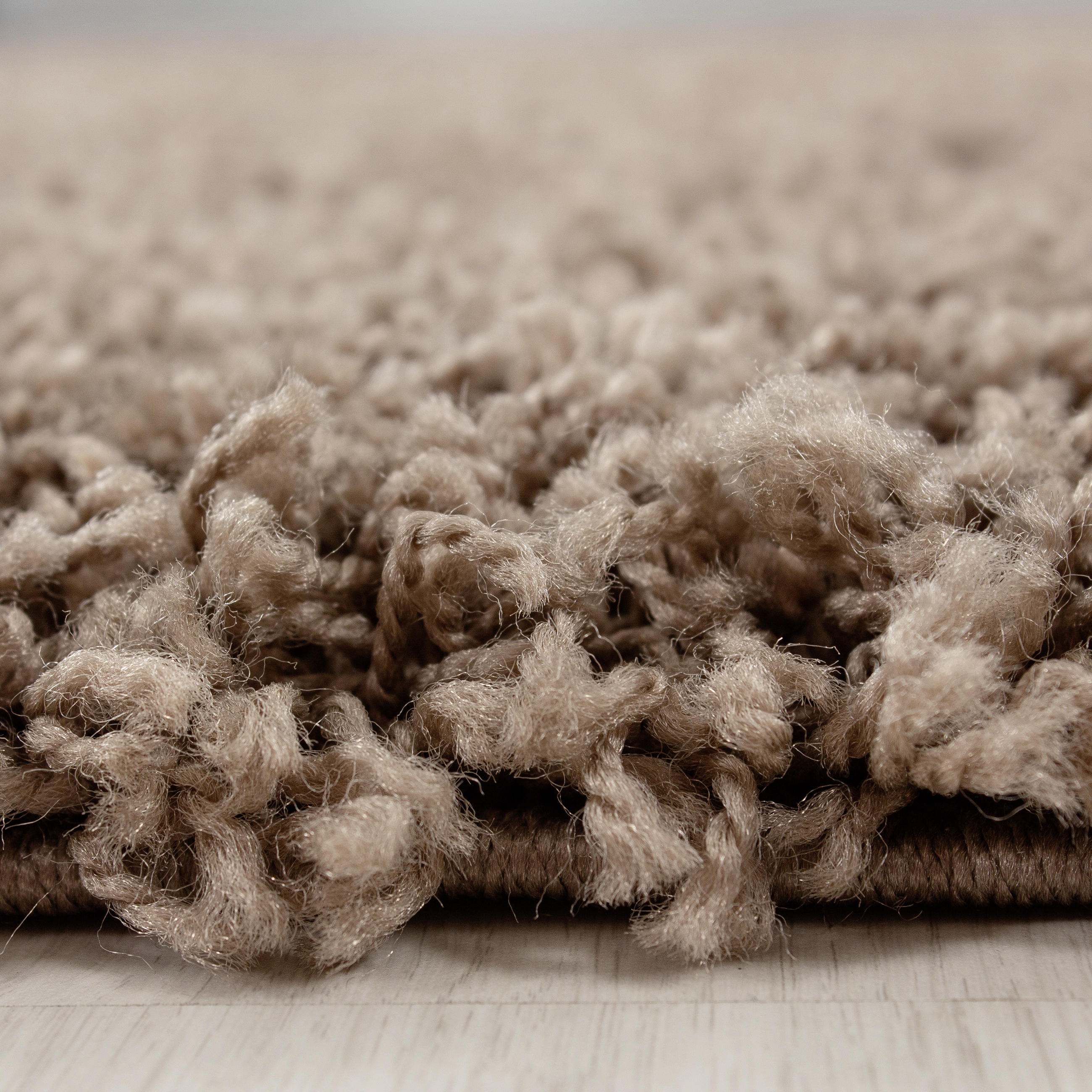 HOCHFLORTEPPICH 200 cm Life 1500 Hellbraun  - Hellbraun, KONVENTIONELL, Textil (200cm) - Novel