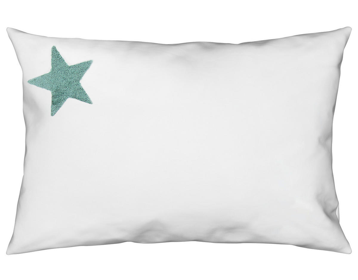 BABYBETTWÄSCHESET 100/135 cm  - Weiss/Grau, Basics, Textil (100/135cm) - Patinio