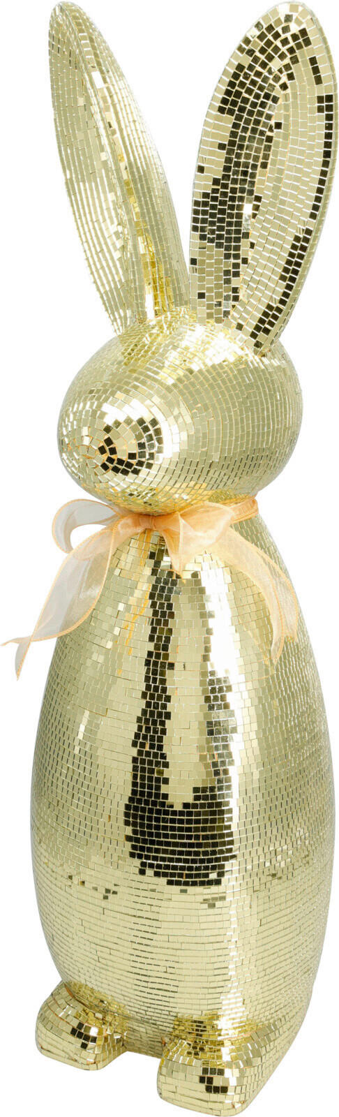 HÚSVÉTI NYUSZI - aranyszínű, Basics, üveg (69cm)