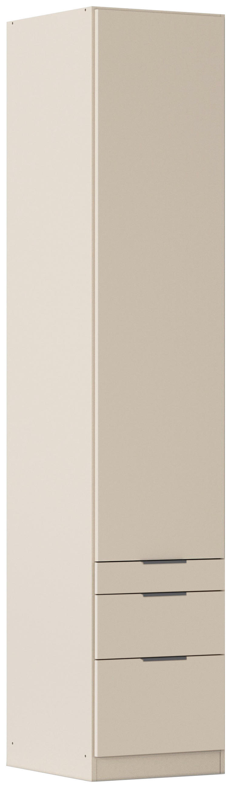 DREHTÜRENSCHRANK 47/229/54 cm 1-türig Champagner - Champagner/Grau, MODERN, Holzwerkstoff (47/229/54cm) - Rauch Möbel