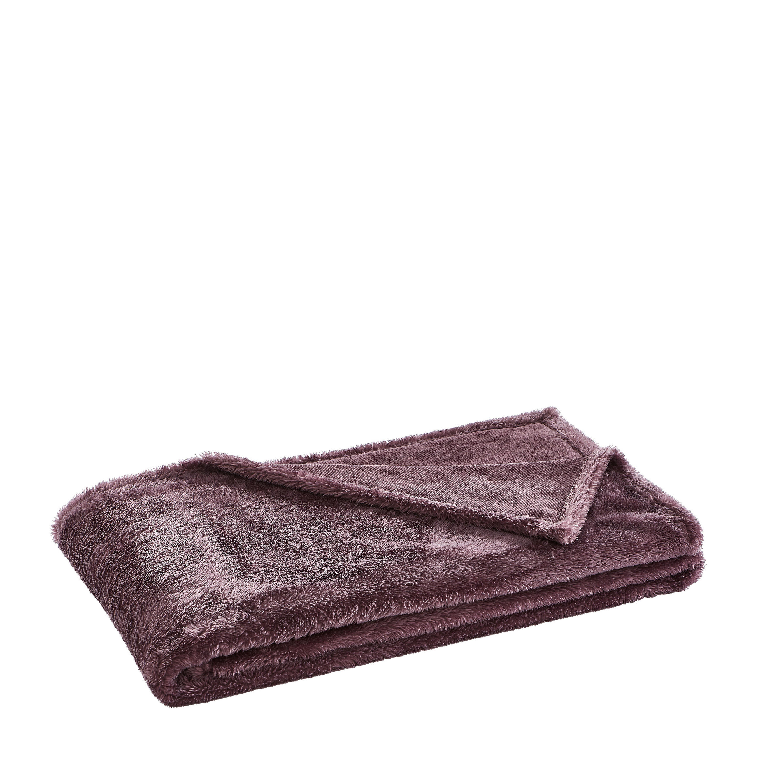 FELLDECKE Moraine 150/200 cm  - Beere, KONVENTIONELL, Textil (150/200cm) - Novel