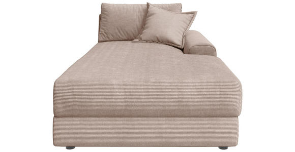 BIGSOFA Cord Rosa  - Schwarz/Rosa, MODERN, Kunststoff/Textil (117/93/190cm) - Carryhome