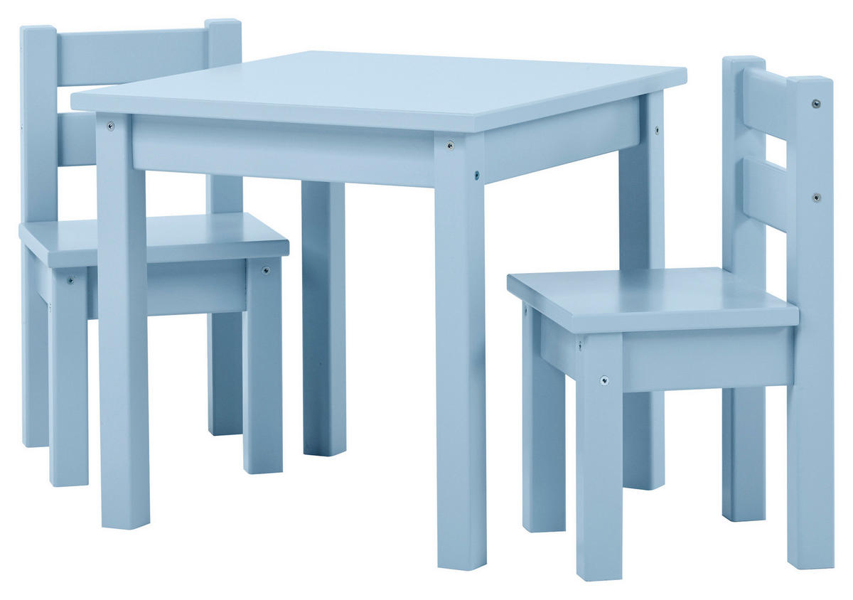 KINDERSITZGRUPPE  - Pastellblau, MODERN, Holz - MID.YOU