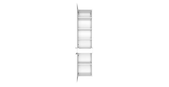 HOCHSCHRANK 40/180/35 cm - Edelstahlfarben/Silberfarben, KONVENTIONELL, Holzwerkstoff/Kunststoff (40/180/35cm) - Xora